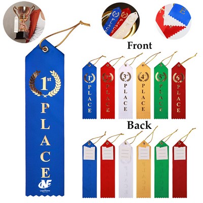 Award Custom 1st 2nd 3rd Ribbons for Event Games