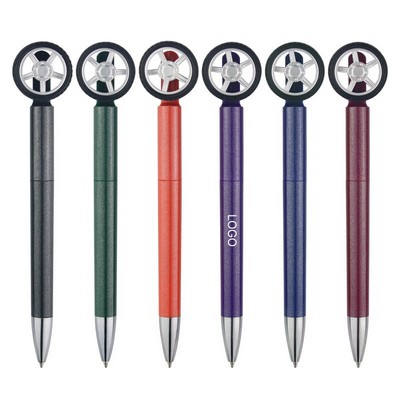 Fidget Spinner Gel Pen Rotating Tire Design Stress Relief Decompression Pen