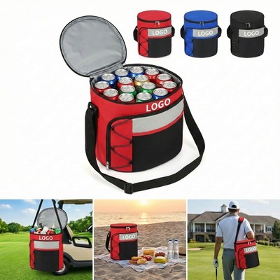 Unique Barrel-Shaped Cooler Bag