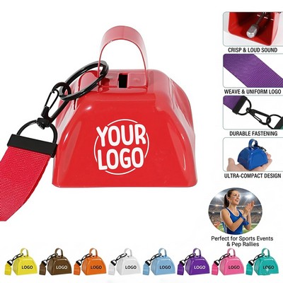 Wrist Strap Cowbell Iron Craft Cheer Bell