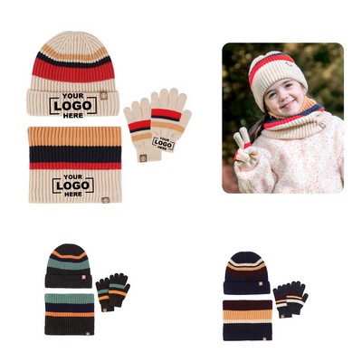 Children Hat Scarf Gloves