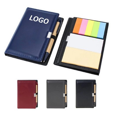 3" 1 Pocket Notebook Journals with Pen Office Memo Set