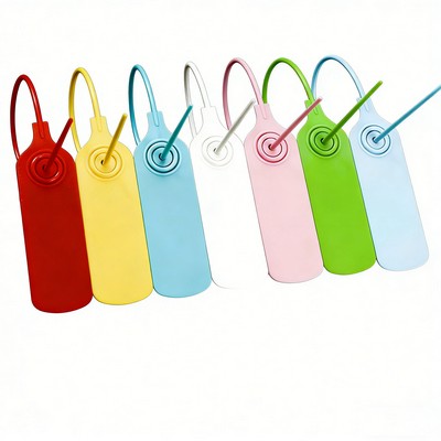 Anti-Tamper Security Seal Tags, Disposable Anti-Explosion Buckles, Logistics Zip Ties for Clothing,