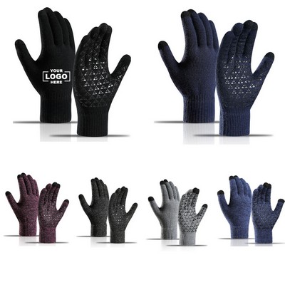 Warm Winter Touch Screen Knit Gloves
