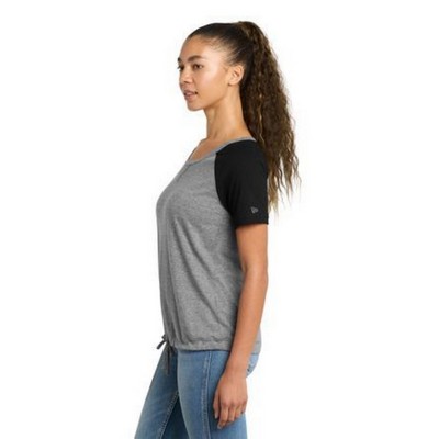 New Era Women's Tri-Blend Performance Cinch Tee.