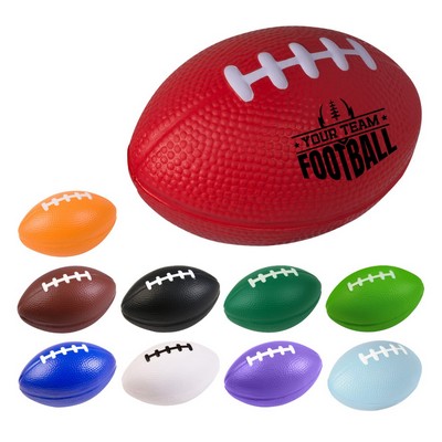 3" Football Stress Reliever – Custom Logo Squeeze Ball for Sports Events, Promotions, and Giveaways