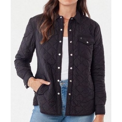 Womens Quilted Shacket