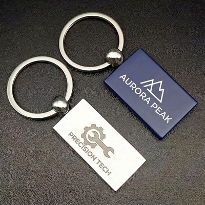 Personalized Silver Keychain