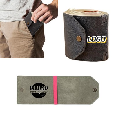 Leather Cash Holder Wallet
