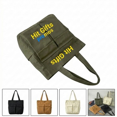 Vintage Canvas Tote Bag