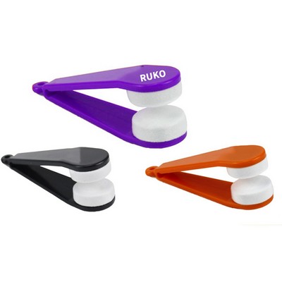 2-in-1 Customizable Screen Cleaner Spray Set with Microfiber Cloth
