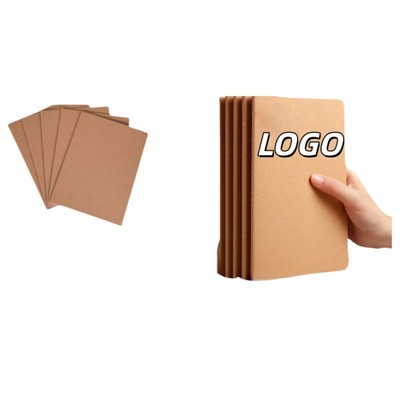 A5 Size Dot Grid Kraft Paper Notebooks