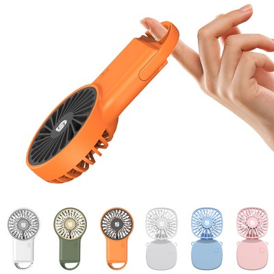 Custom USB Foldable / Hook Mini Handheld Fan