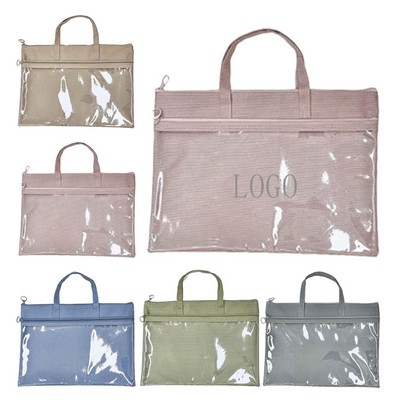 A4 Double-Layer Document Bag