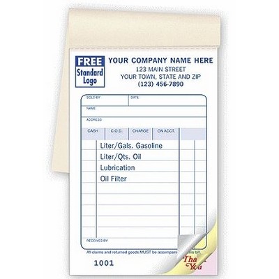 Sales Books - Service Station (3 Part)