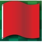 Red Stop Race Track Flag (3'x3')