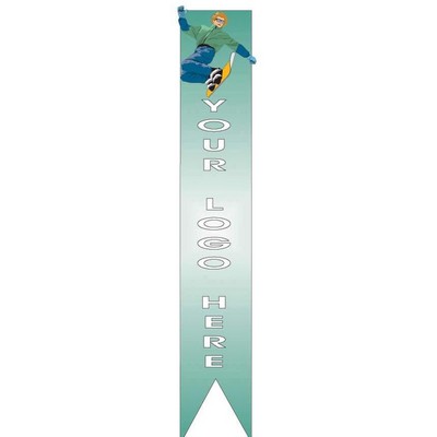 Snowboarding Bookmark w/ Black Back