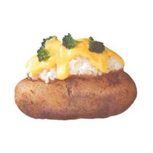 Baked Potato Executive Magnet w/ Full Magnetic Back (12 Square Inch)