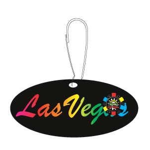 Las Vegas w/ Poker Chip Zipper Pull