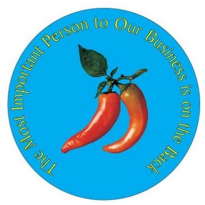 Chili Pepper Photo Hand Mirror (2½" Diameter)