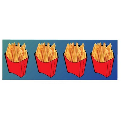 French Fries Panoramic Badge w/ Bar Pin