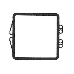 Rigid Clear Hinged Plastic Box (1"x1"x1/2")