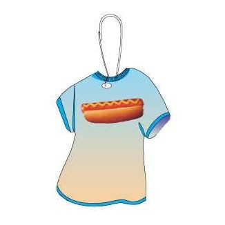 Hotdog T-Shirt Zipper Pull