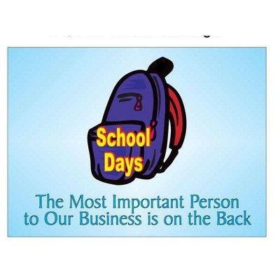 School Days Backpack Photo Hand Mirror (2½"x3½")
