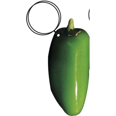 Jalapeno Executive Keychain w/Mirrored Back (4 Square Inch)