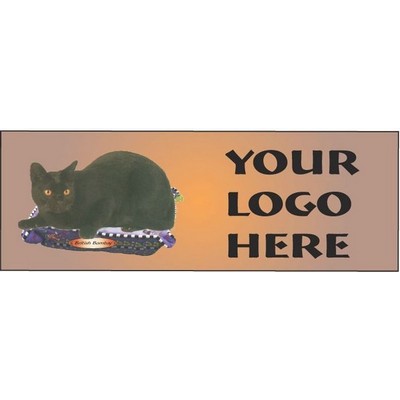 British Bombay Cat Panoramic Badge w/ Bar Pin