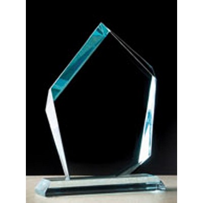 9" Jade Glass Diamond Peak Summit Award
