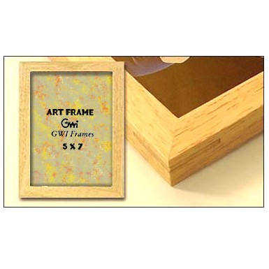Natural Square Corner Picture Frame (8"x10")