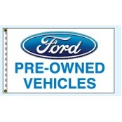 Authorized Dealer Free Flying Drape Flags (Ford® Pre-Owned Vehicles)