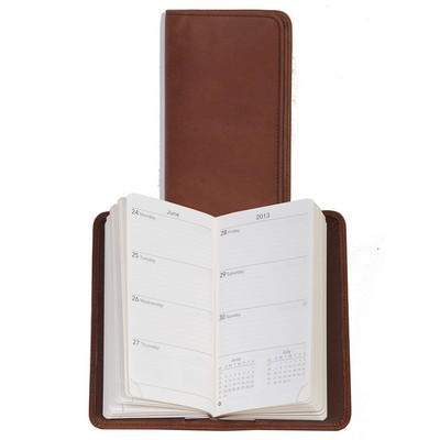 Nappa Leather Weekly Pocket Planner