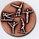 Newport Mint Medal - 2 1/2" (Gymnastics Male)
