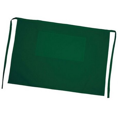 Poly Cotton Twill Bistro Waist Apron w/ 2 Pockets