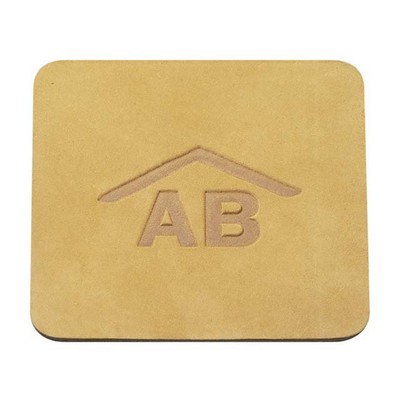 Nubuck Leather Single Square Coaster