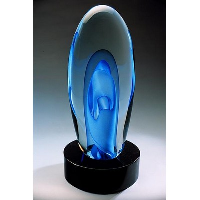 Madonna Sculpture w/ Marble Base