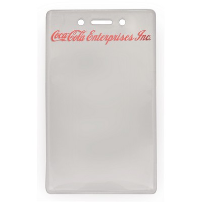 Holder - CR80 - Prox - Vertical-Slot & Chain Holes: OUTER- 2.67" X 4.52" INSERT- 2.40" X 3.95"