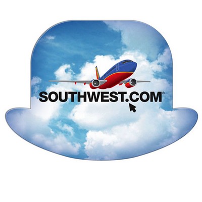 Derby Hat Hand Fan Without Stick