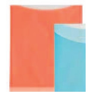 Tangerine Orange 2 Pocket Poly Envelope (10"x12")
