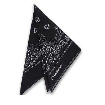 Black Bandana (19"x19")