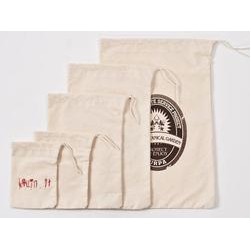 12"x18" Heavy Weight Natural Cotton Drawstring Bag