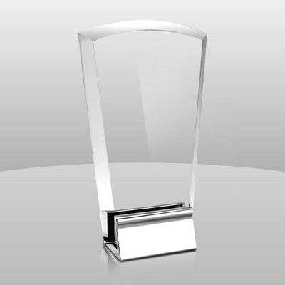 Aegis Award with Chrome Base (9 1/2"X5"X2")
