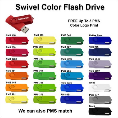 Swivel Color Flash Drive - 16GB Memory