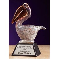Pelican Glass Award (5.5"x6.25")