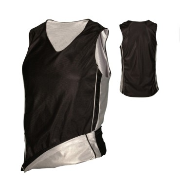 Youth Dazzle Cloth Reversible Jersey Shirt w/ Contrasting Panel & Piping