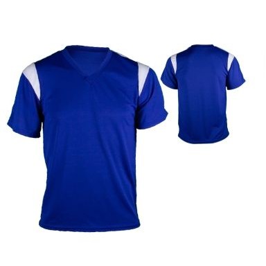 Youth Cool Mesh Soccer Jersey Shirt w/ Contrast Panel Sleeve & Shoulder