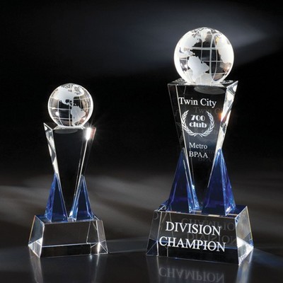 9" Destino Crystal Globe Award