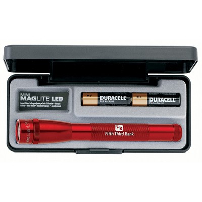Red Genuine "AA" Mini LED Mag-Lite® Flashlight
